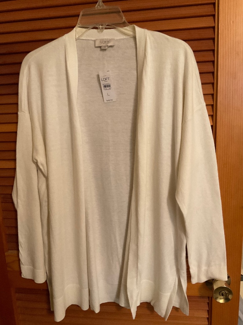 Brand new cream colored shawl